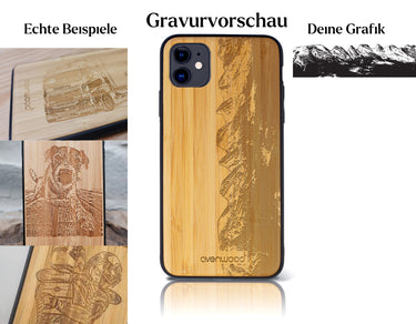 INDIVIDUELL iPhone 11 Bambus-Kunststoff